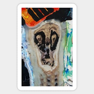 Recycled Mobile Phone cases - SCREAM Sticker